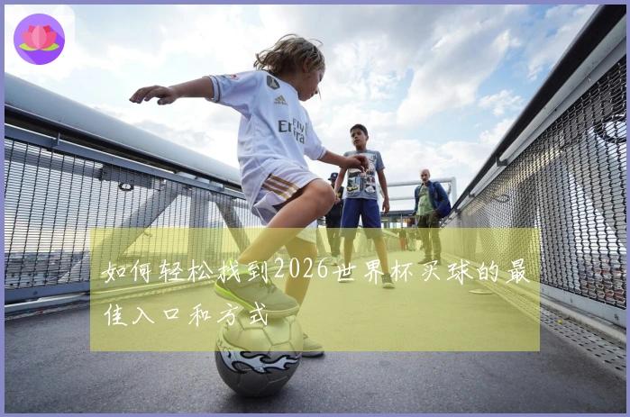 如何轻松找到2026世界杯买球的最佳入口和方式